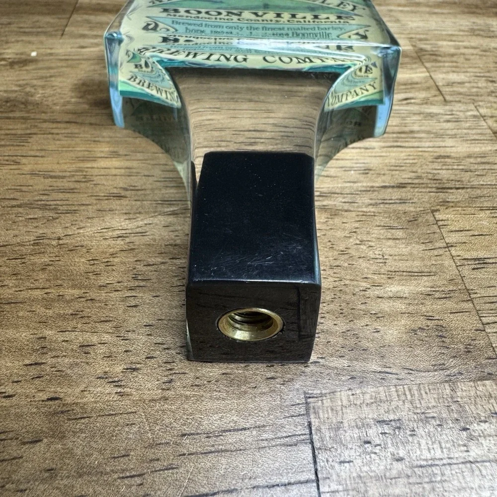 Vintage Anderson Valley Brewing Belks Bitter Ale Acrylic Beer Tap Handle Bar